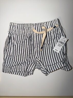 GAP Baby Striped Navy and White Shorts